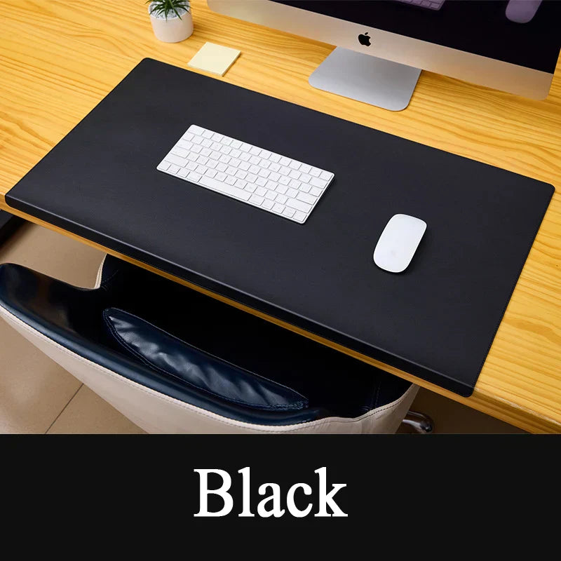 Ergonomic PU Leather Desk Mat – Wrist & Elbow Support with Non-Slip Surface for Office & Gaming