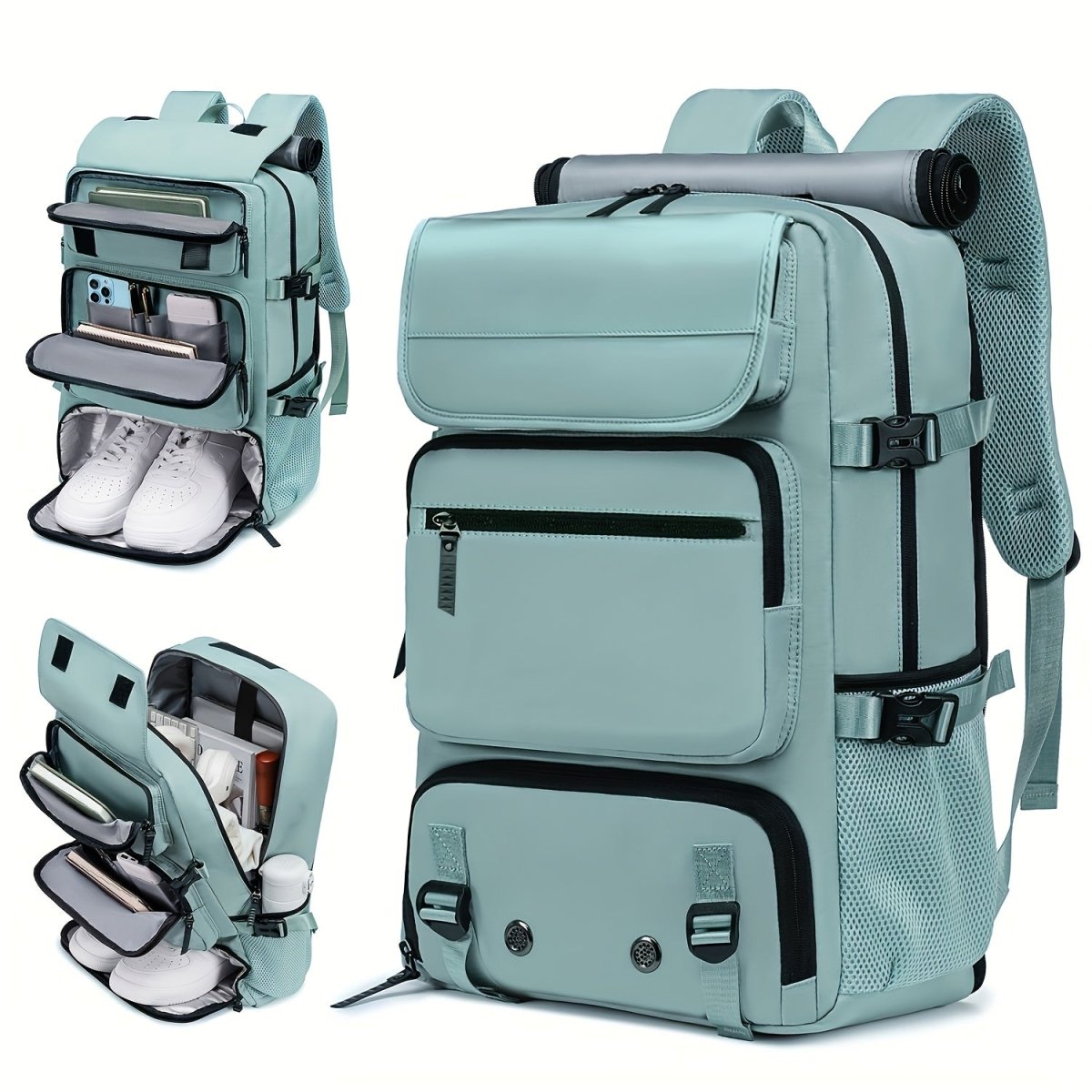 TRAVELMAX Pack – Large Waterproof Travel Backpack with USB Charging Port