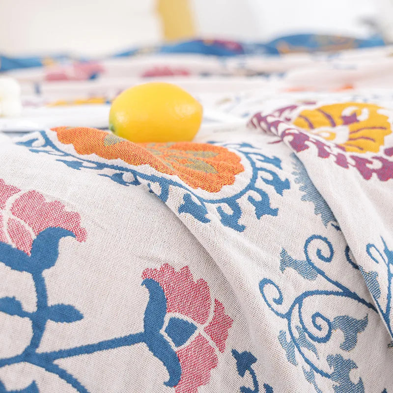 BohemiaCotton – Soft & Cooling 100% Cotton Blanket