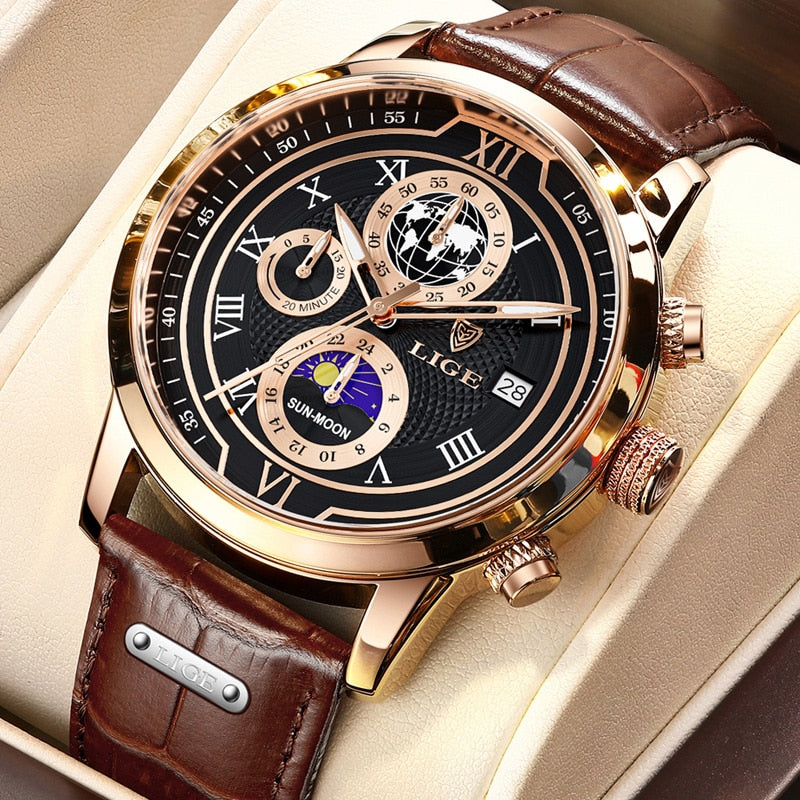 Classic Chronograph Men’s Watch | Stylish & Functional Luxury Wristwatch for Every Occasion