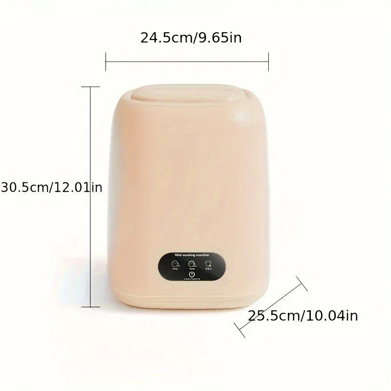 Hadro Mini Portable Washing Machine with Spin Dryer – Compact Automatic Washer for Baby Clothes & Underwear