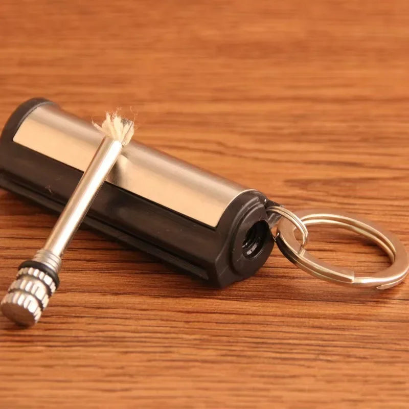 FlareKey – Multifunction Keychain Lighter | Windproof Kerosene Lighter for Outdoor & Everyday Use