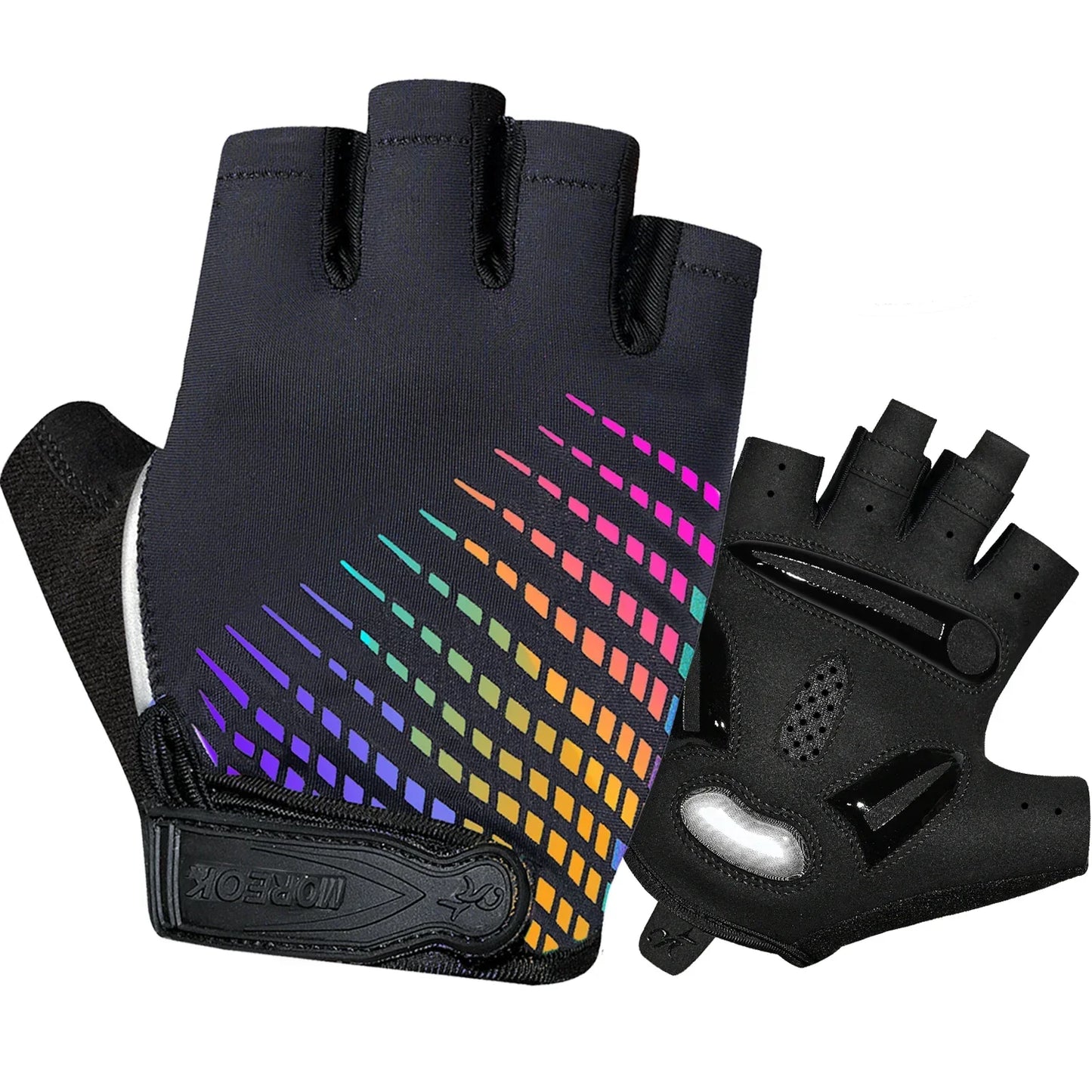RideEase Half Finger Cycling Gloves – Shock Absorbing, Breathable & Anti-Slip Gloves