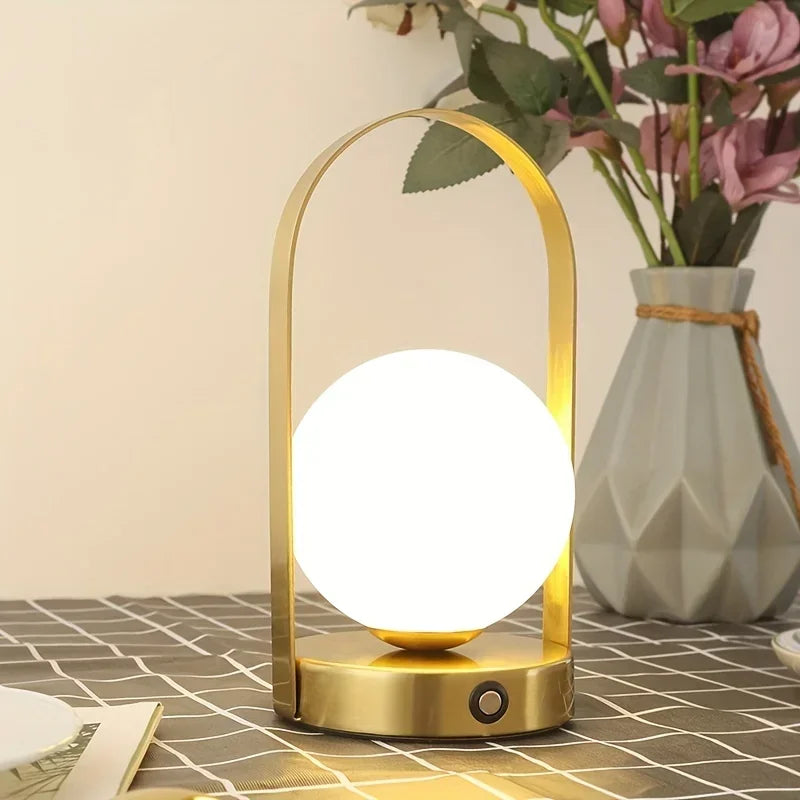 Wireless Rechargeable Outdoor Table Lamp – LED Garden Light