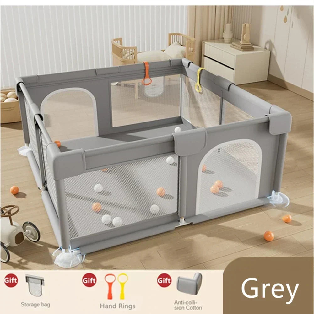 KiddoSpace | Large Baby & Toddler Playpen – Safe Indoor & Outdoor Play Area with Soft Panels