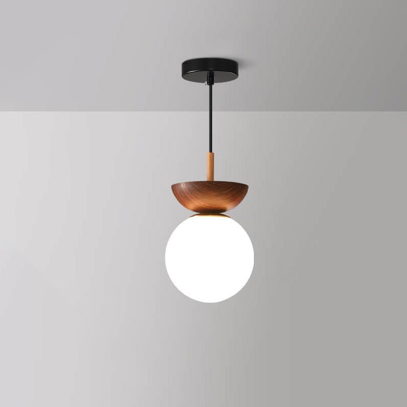 Hikari Japanese LED Ceiling Light – Minimalist Wooden Frame Zen Lamp