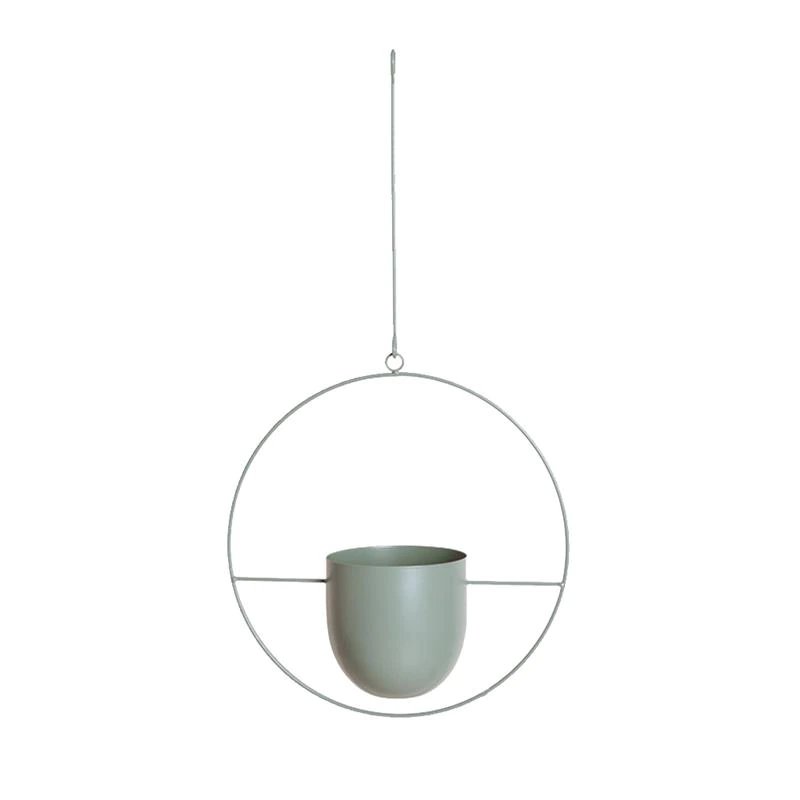 DecoBloom Hanging Planter – Elegant Indoor & Outdoor Metal Plant Pot with Chain