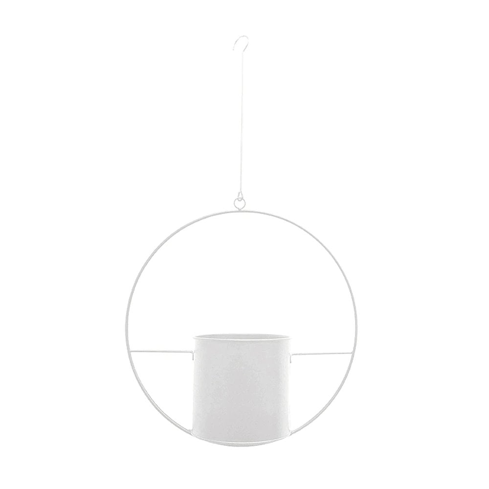DecoBloom Hanging Planter – Elegant Indoor & Outdoor Metal Plant Pot with Chain