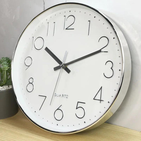30cm Silent Non-Ticking Wall Clock β Modern Minimalist Design