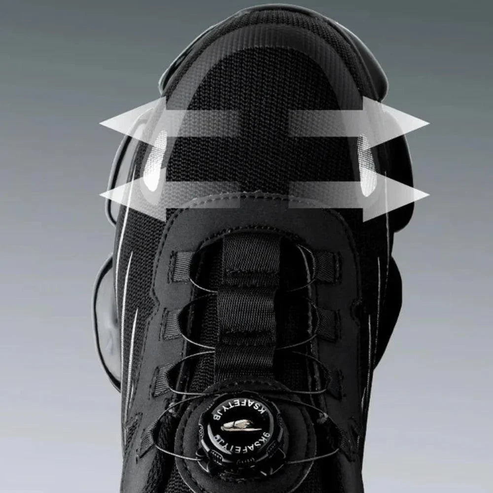 SafeShoez – Orthopaedic Safety Work Shoes with Steel Toe & Memory Foam