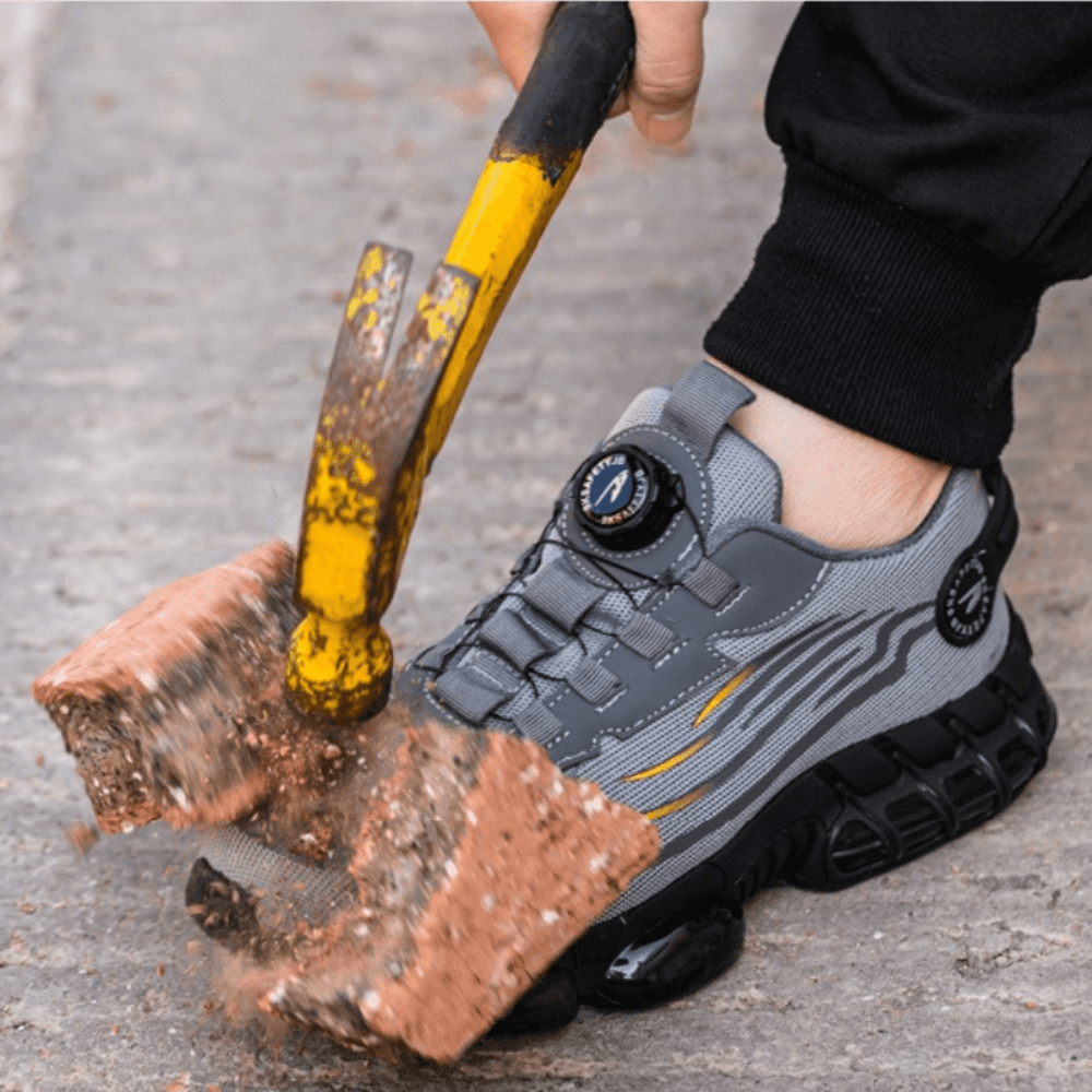 SafeShoez – Orthopaedic Safety Work Shoes with Steel Toe & Memory Foam