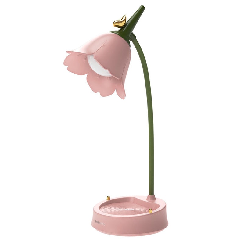 LumaPetal – Wireless Flower LED Desk Lamp