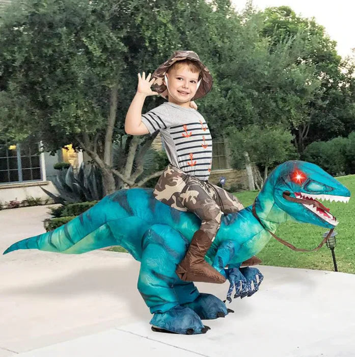 Ride-On Inflatable Dinosaur Costume for Kids – Fun Fancy Dress for Parties & Halloween