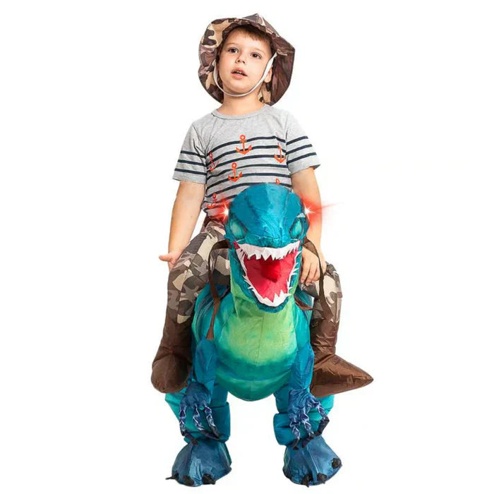 Ride-On Inflatable Dinosaur Costume for Kids – Fun Fancy Dress for Parties & Halloween