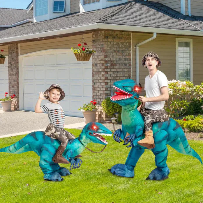 Ride-On Inflatable Dinosaur Costume for Kids – Fun Fancy Dress for Parties & Halloween