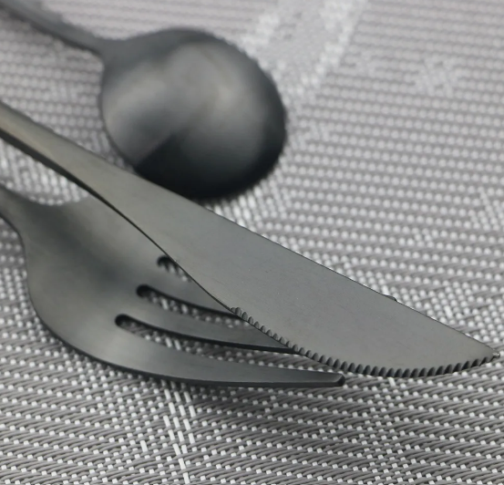 Torin 36-Piece Minimalist Cutlery Set – Premium Stainless Steel Flatware with Matte Finish