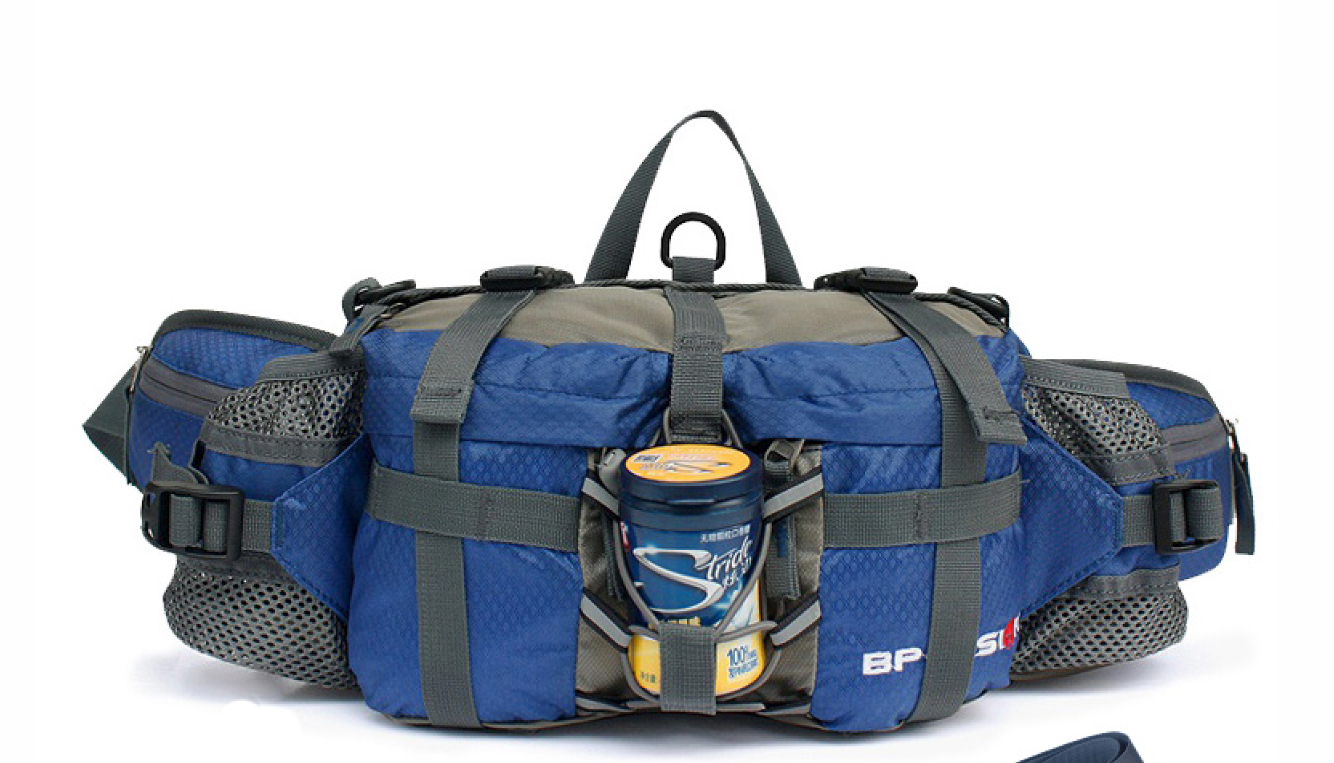 Lightweight Outdoor Waist Bag with Multiple Compartments
