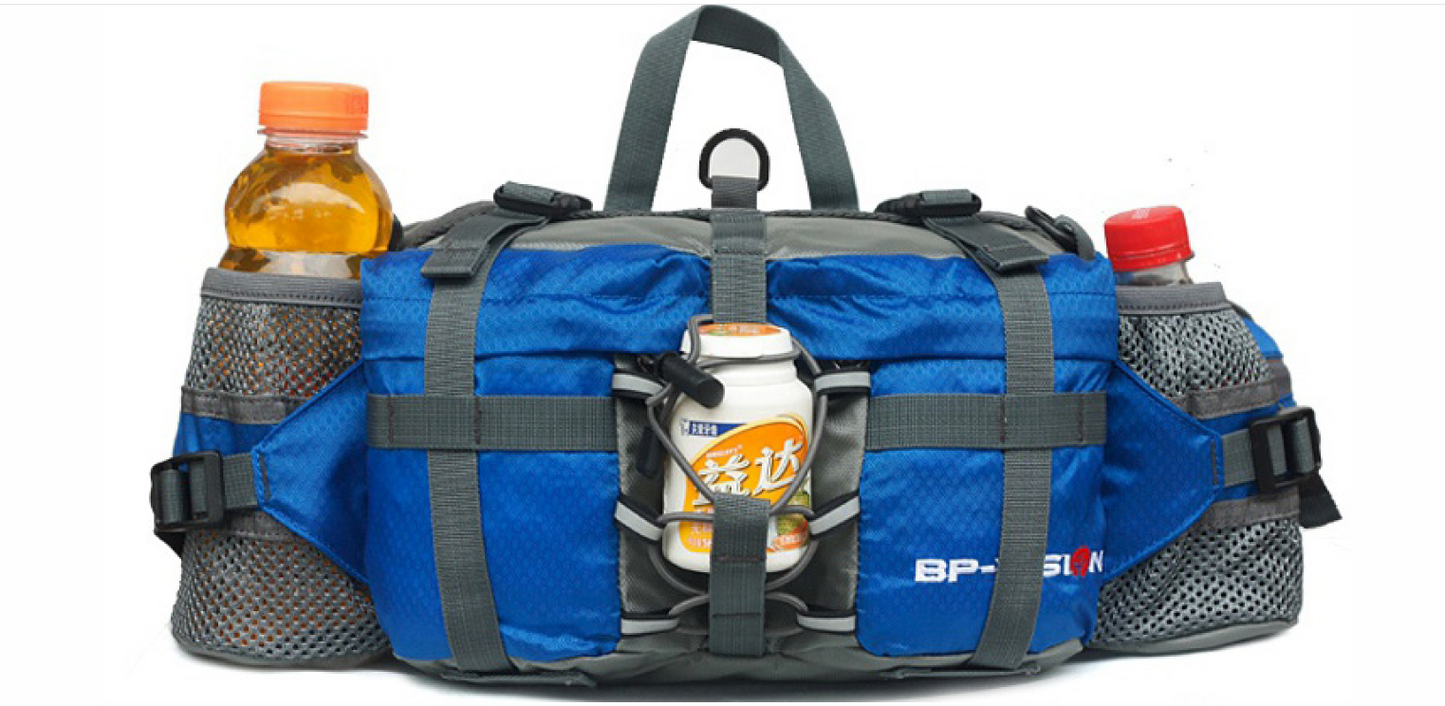 Lightweight Outdoor Waist Bag with Multiple Compartments