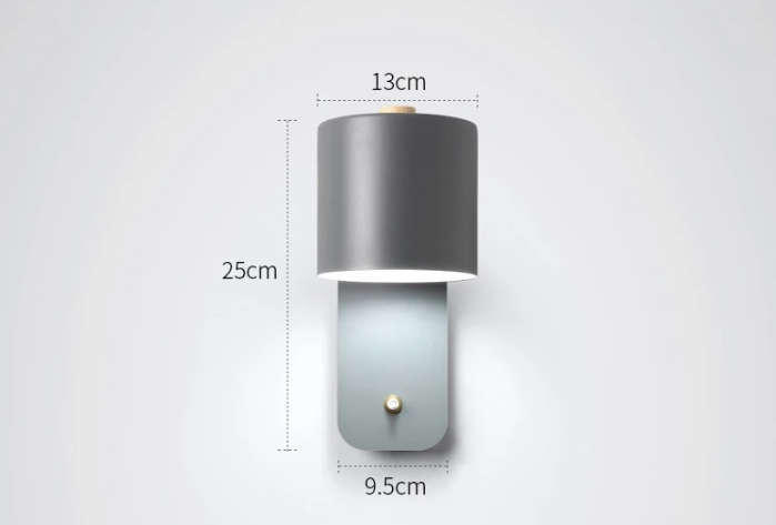 Modern LED Wall Light with Switch – Indoor Wall Sconce for Home Decor