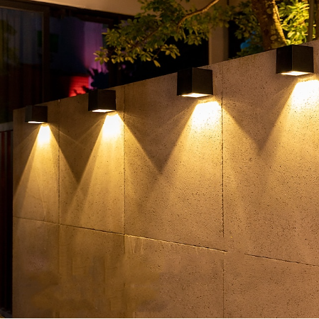 Premium Solar LED Wall Light – Wireless Outdoor Garden Lighting with Motion Sensor (IP65)