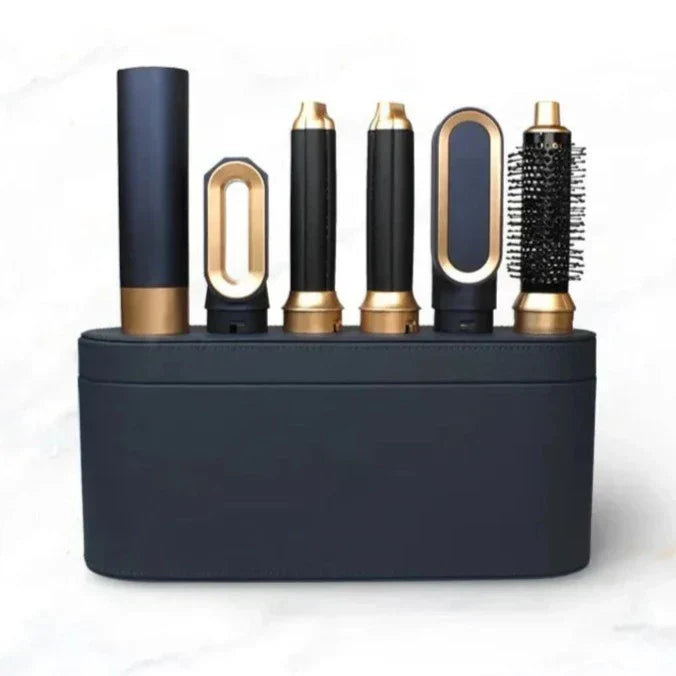 Glossify 5-in-1 Hair Styler | 1000W Hot Air Brush with Ionic Technology