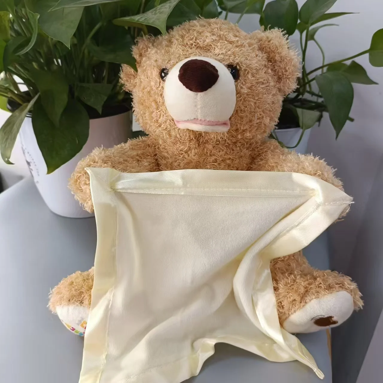 SnuggleBuddy Peek-a-Boo Bear | Interactive Talking Plush Toy for Babies & Toddlers