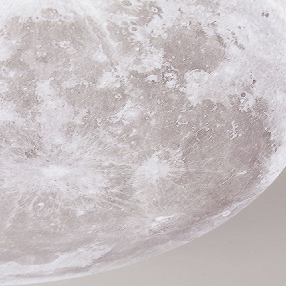 Modern Moon-Inspired LED Ceiling Light – Soft Ambient Flush Mount