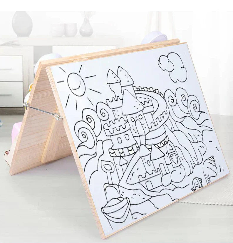 PlayDomus – Educational Activity Board with Drawing Table for Kids
