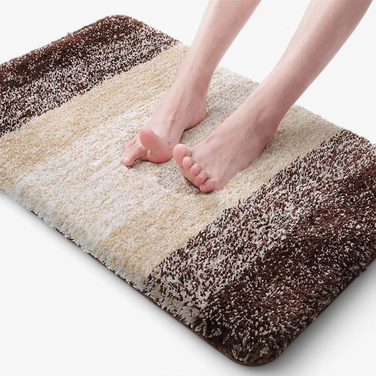 Super Absorbent Anti-Slip Bath Mat – Quick Drying Bathroom Rug for Dry Feet