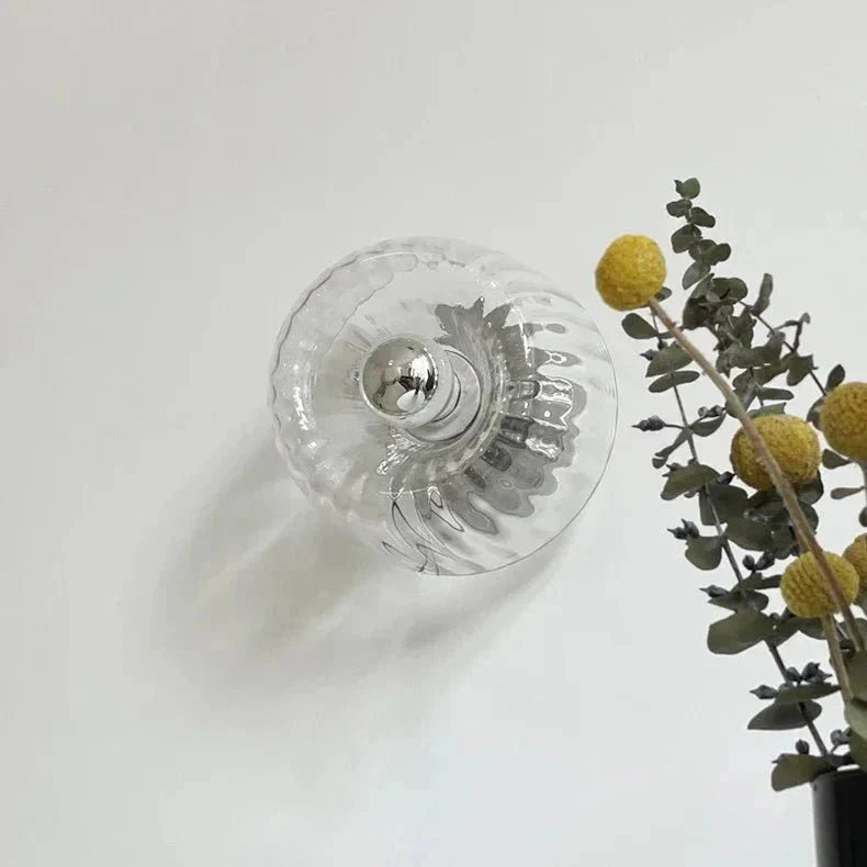Scandinavian Bauhaus Wall Light – Nordic Glass & Metal Sconce for Modern Interiors