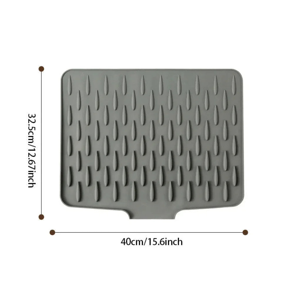 Silicool Water-Draining Silicone Drying Mat – Heat Resistant, Non-Slip & Multifunctional