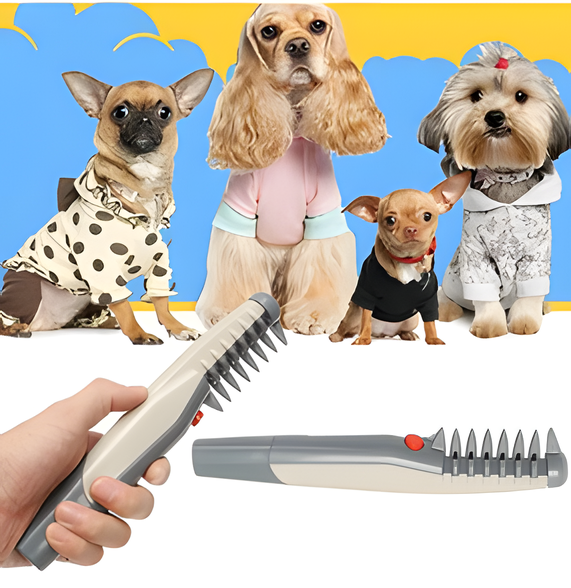 Tangle-Free Pet Grooming Brush – Gentle & Effective Detangler for Cats & Dogs