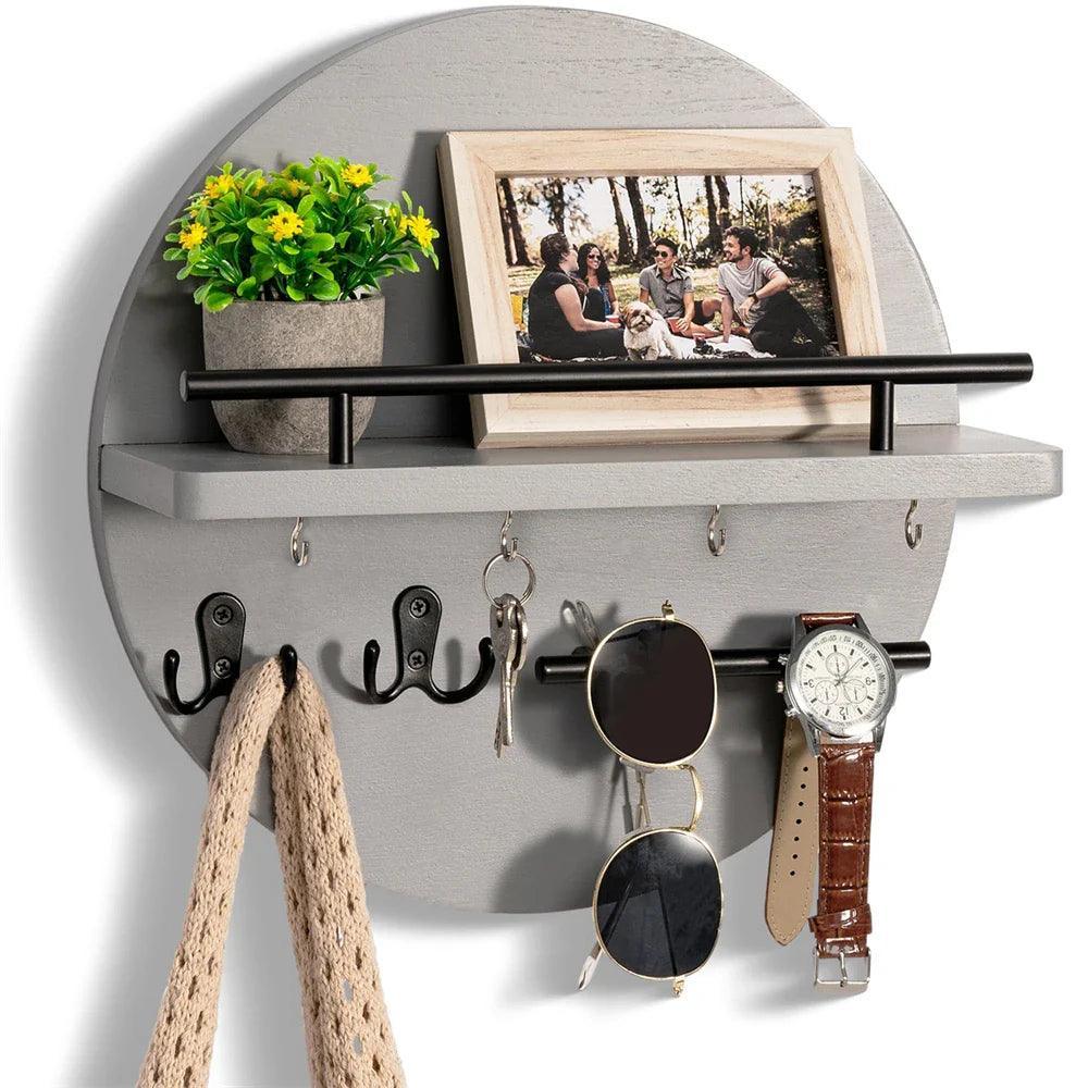 EcoKey Wooden Wall Key Holder – Sustainable Design & Minimalist Home Organisation