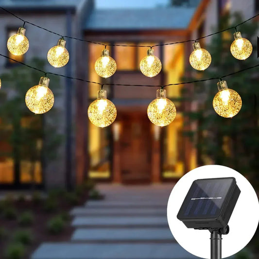 Solaria Outdoor Solar Fairy Lights – Waterproof LED Garden String Lights (9.5m)