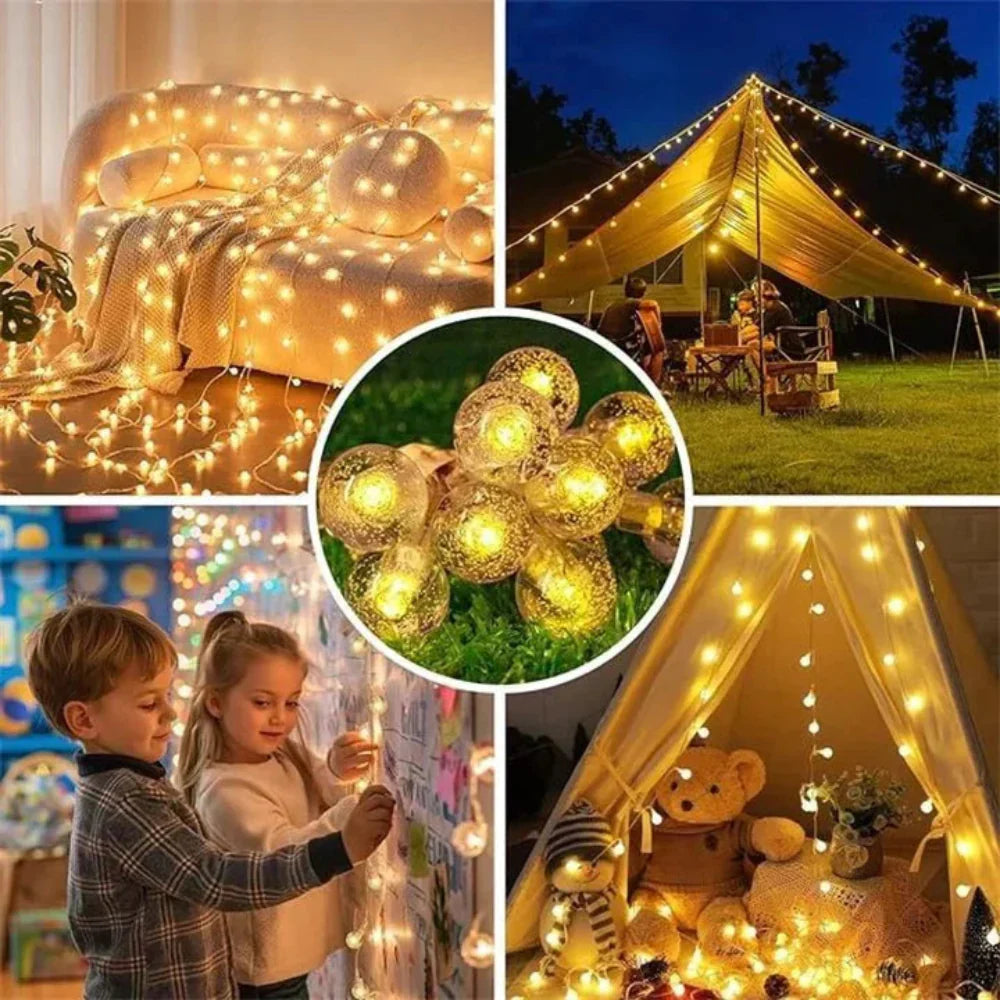 Solaria Outdoor Solar Fairy Lights – Waterproof LED Garden String Lights (9.5m)
