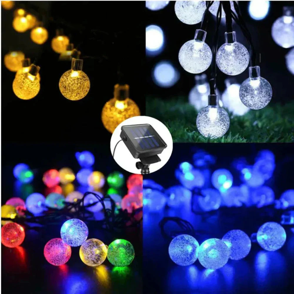 Solaria Outdoor Solar Fairy Lights – Waterproof LED Garden String Lights (9.5m)