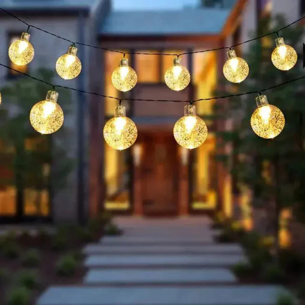 Solaria Outdoor Solar Fairy Lights – Waterproof LED Garden String Lights (9.5m)