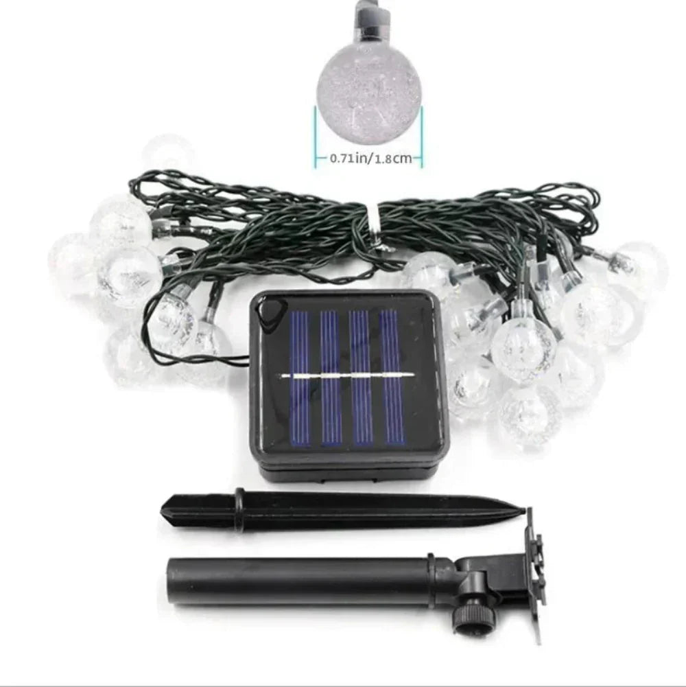 Solaria Outdoor Solar Fairy Lights – Waterproof LED Garden String Lights (9.5m)
