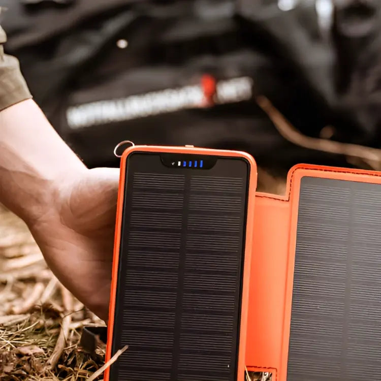 SolarCharge | High-Capacity Solar Power Bank for Ultimate Freedom