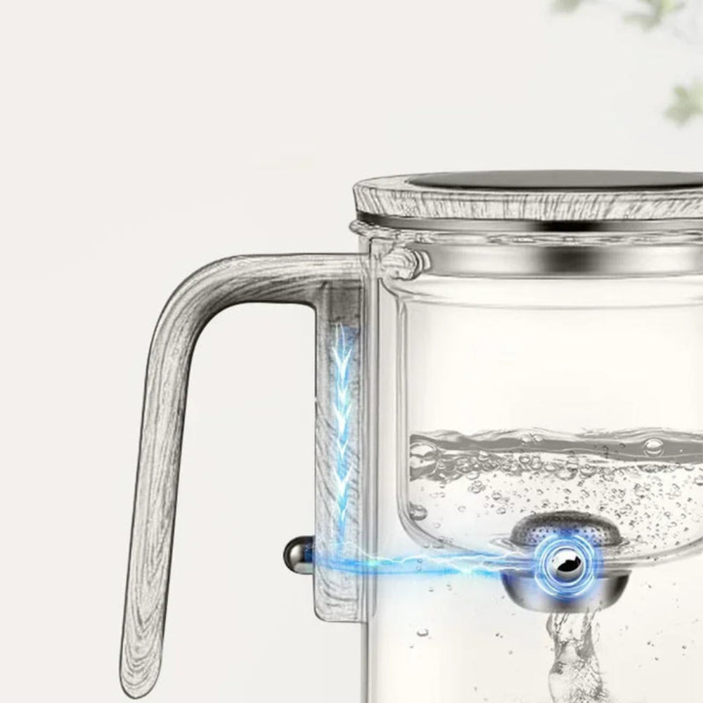 Clarity Glass Teapot with Built-in Infuser – Heat-Resistant Tea Brewer for Loose Leaf Teas
