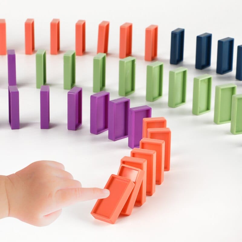 Automatic Domino Train | Creative Educational Toy for Kids