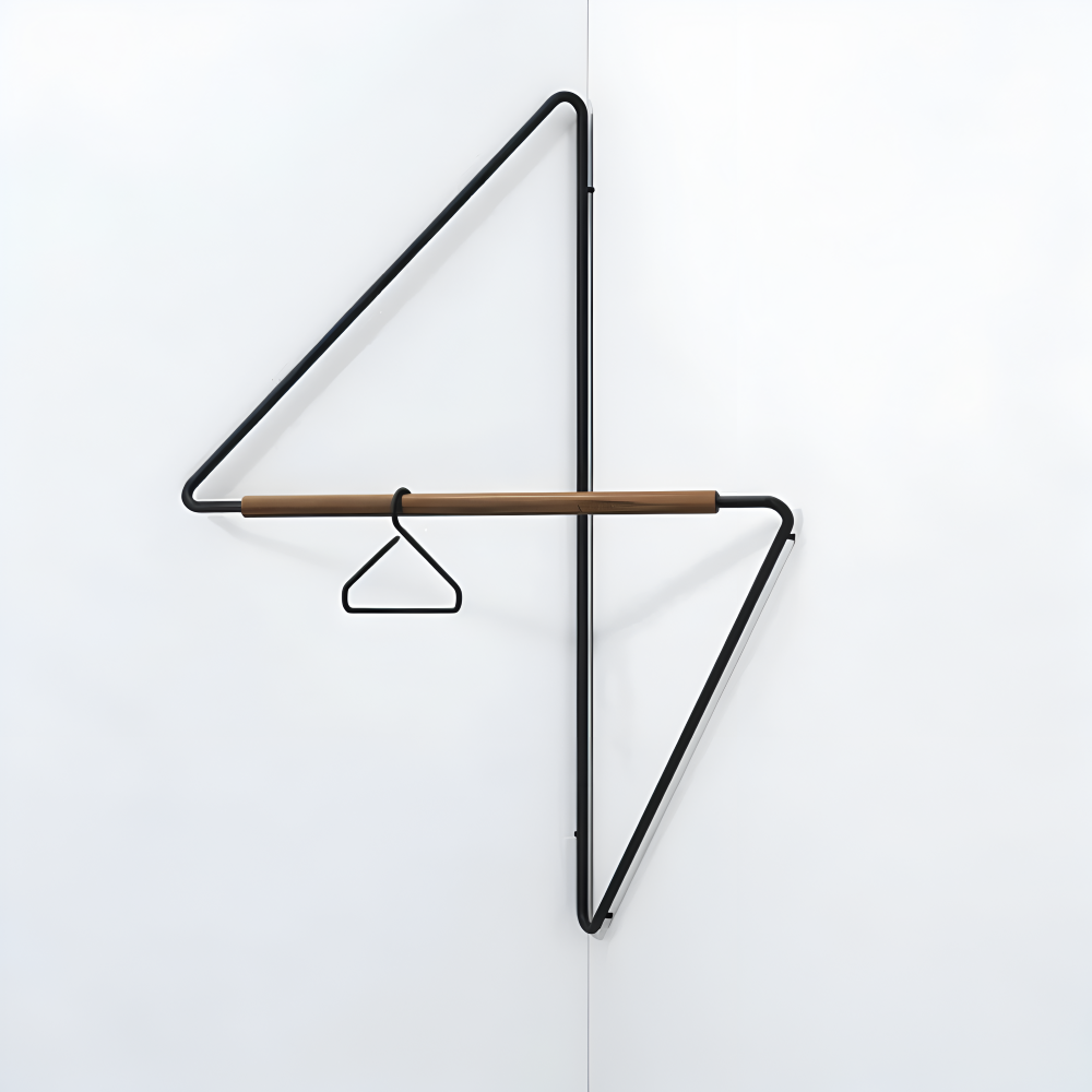 Triad Coat Stand – Geometric Multi-Purpose Metal Wardrobe Rack