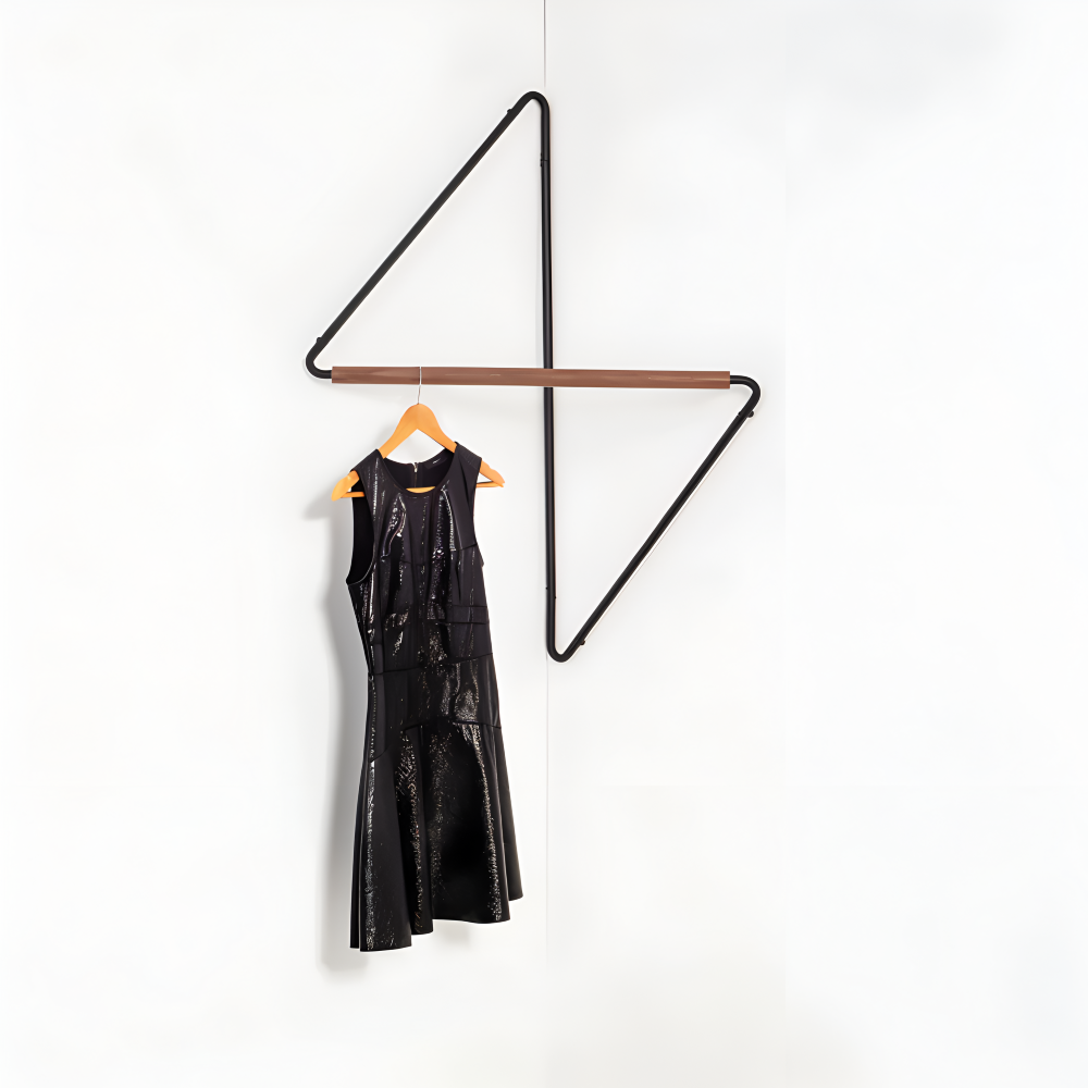 Triad Coat Stand – Geometric Multi-Purpose Metal Wardrobe Rack