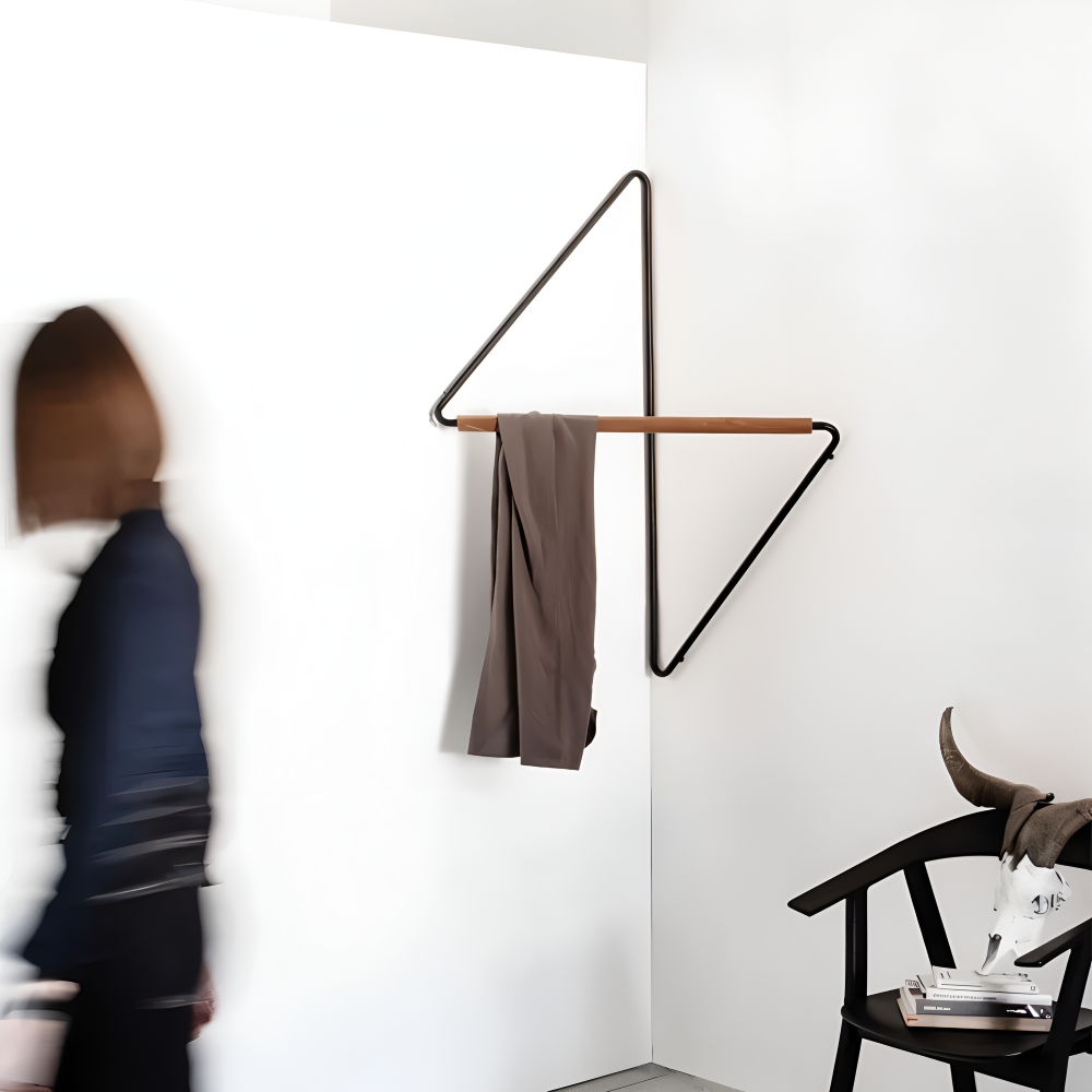 Triad Coat Stand – Geometric Multi-Purpose Metal Wardrobe Rack