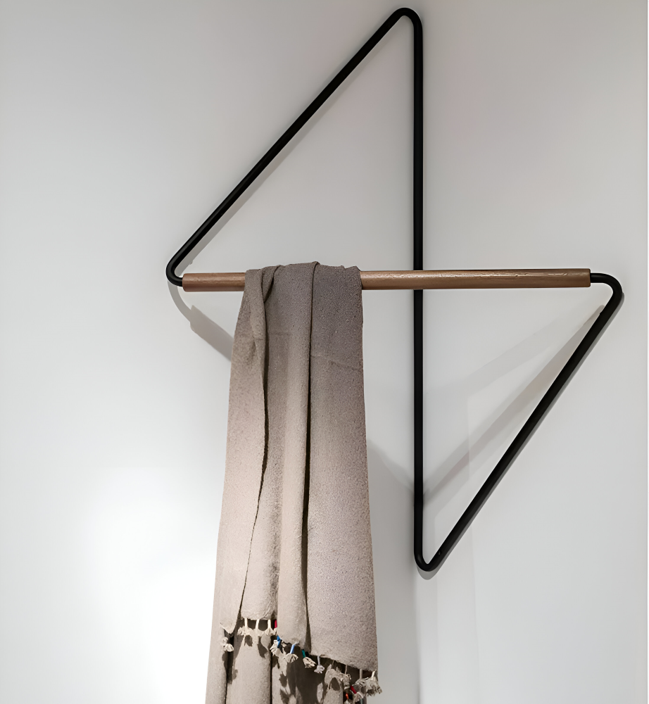 Triad Coat Stand – Geometric Multi-Purpose Metal Wardrobe Rack
