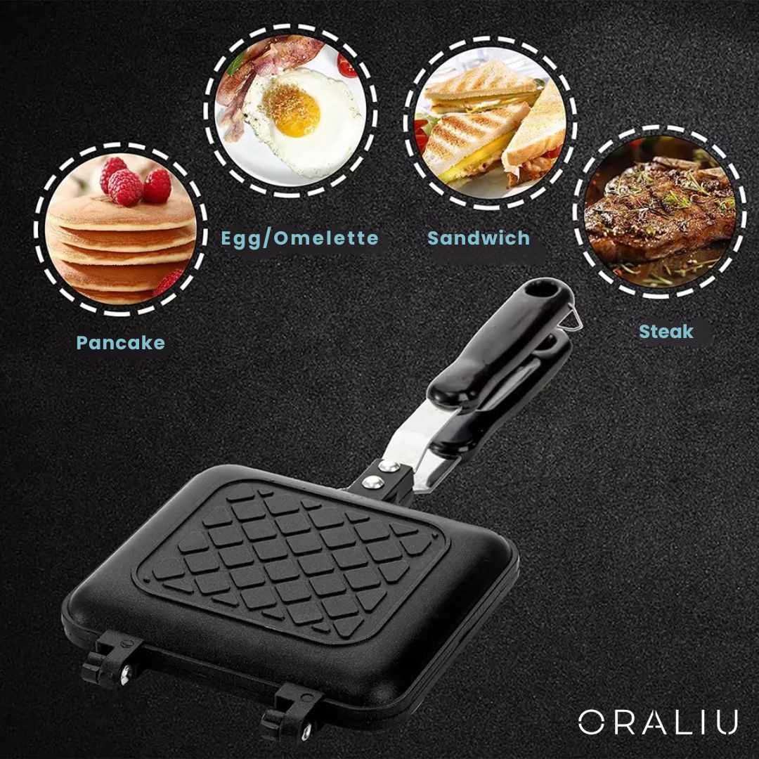 Camping Sandwich Maker – Non-Stick, Perfect for Outdoor Cooking