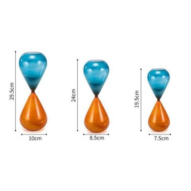 Chronovist Hourglass Timer – Elegant Glass Sand Timer in 5, 15, 30 & 60 Minute Options