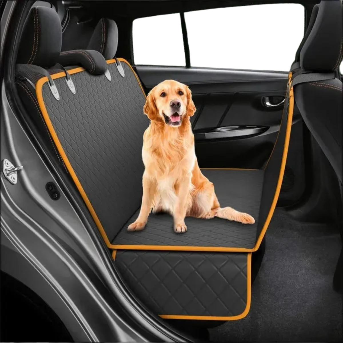 TravelGuard – Waterproof Dog Car Seat Protector with Padded Comfort