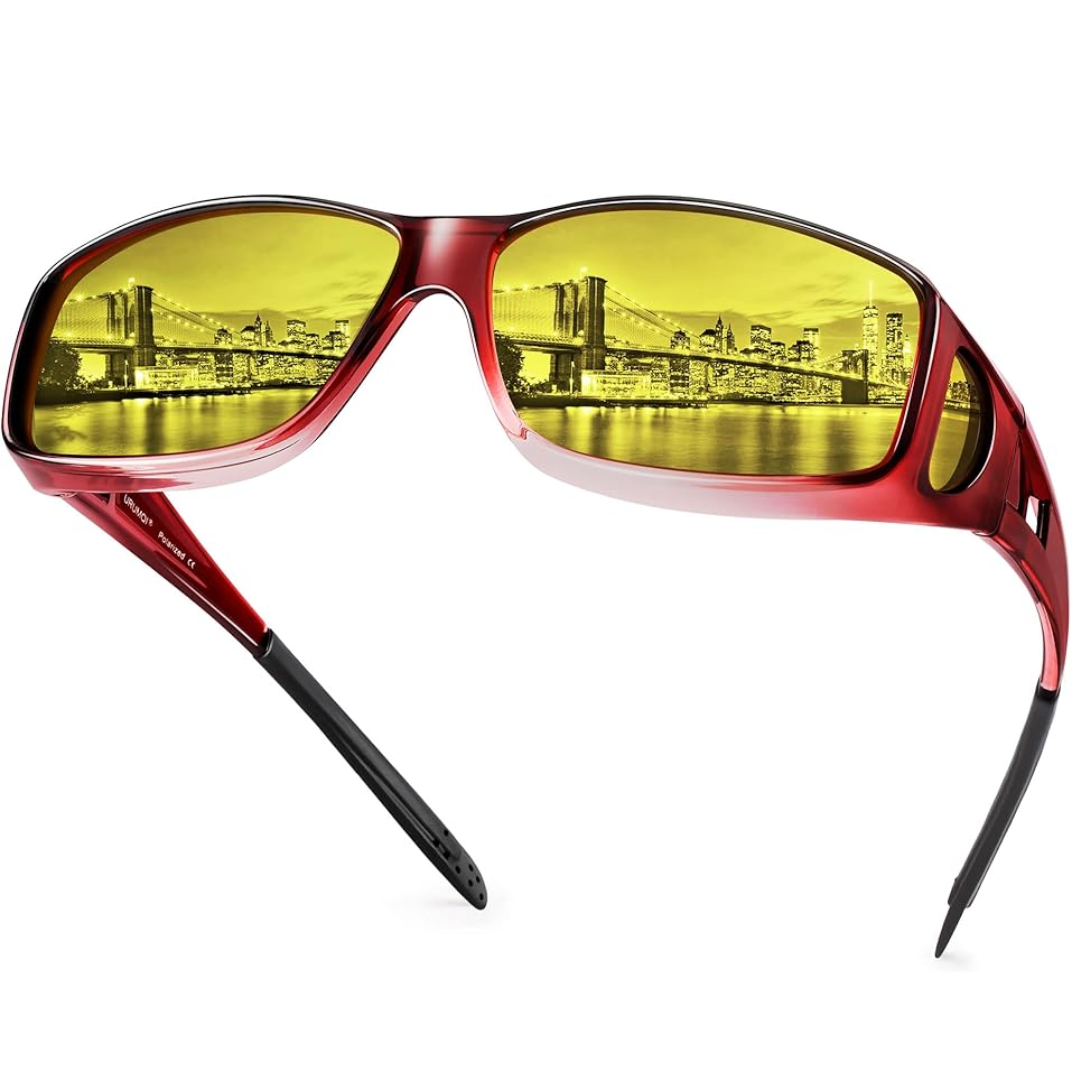 Jeremy Night Vision Polarised Driving Glasses – Anti-Glare Glasses for Safer Night Driving