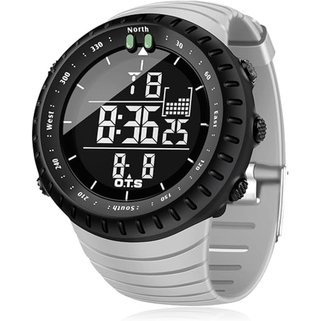 Henry Waterproof Men’s Digital Sports Watch – Shockproof, Tactical & LED Backlit Outdoor Timepiece